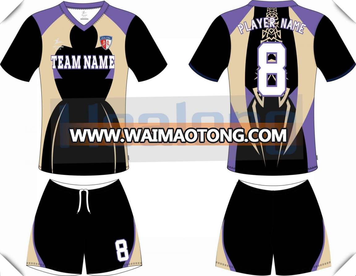 O Neck Short Sleeve Polyester Football Jersey