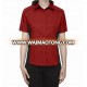 Custom High quality Color-Block Twill 100% micro polyester sports polo shirts for women