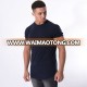 OEM custom design logo print black t shirt men 100% cotton sports gym fitness t shirt