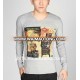 men's slim fit long sleeve printing t shirt